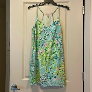 EUC XL Lilly Pulitzer skye blue heaven print dress